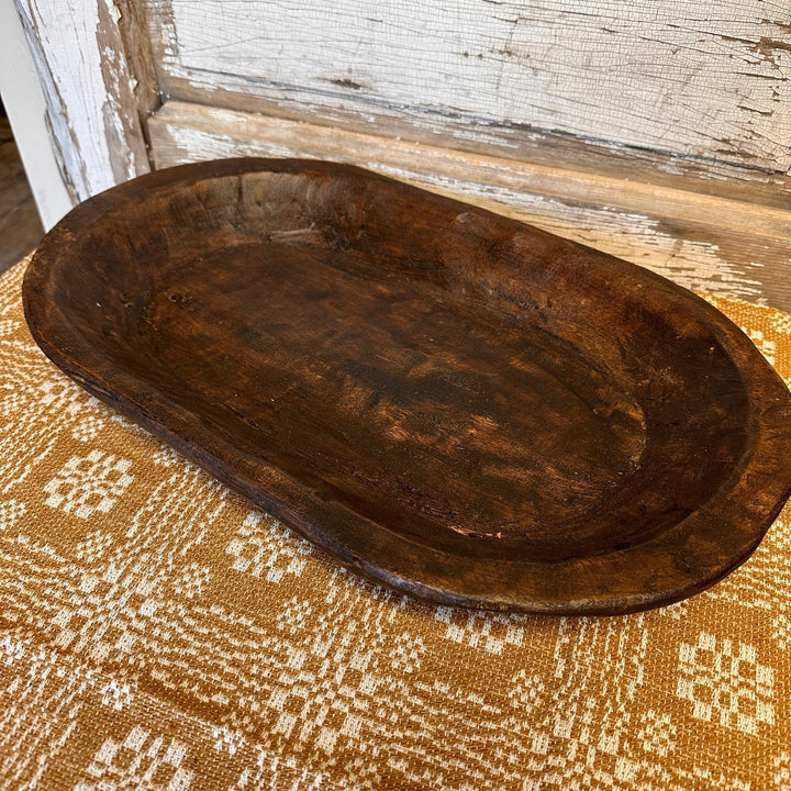 CWI Carved Wood Medium Tray | Primitive Star Quilt Shop