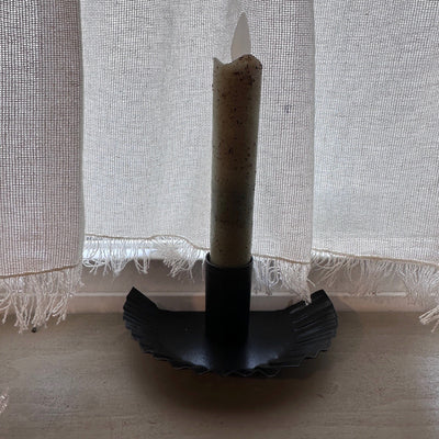 Fluted Window Candle Holder - Primitive Star Quilt Shop