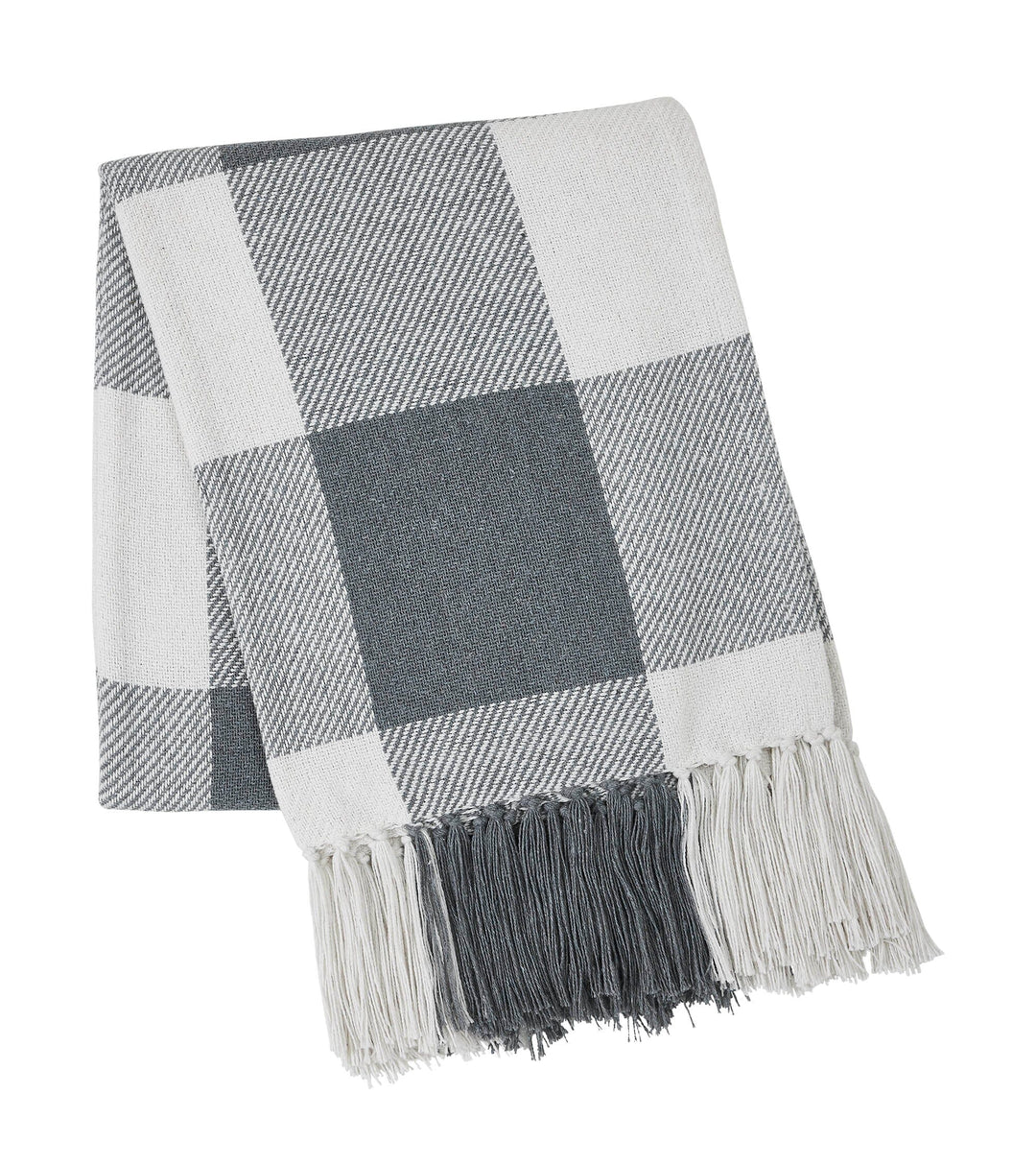 Grey woven throw 2025