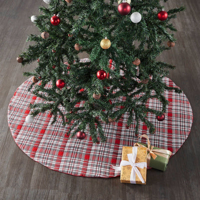 Gregor Plaid Tree Skirt 48" - Primitive Star Quilt Shop