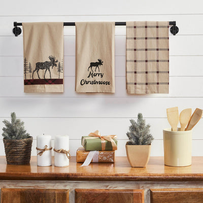 Cumberland Moose Tea Towels - Set of 3 - Primitive Star Quilt Shop