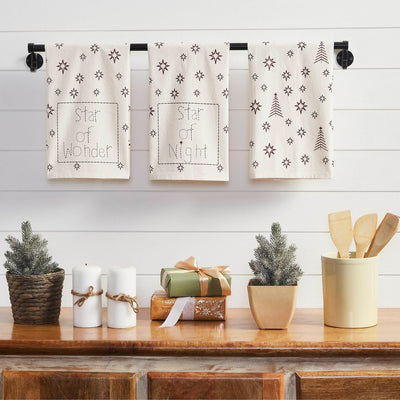 Star of Wonder Tea Towels - Set of 3 - Primitive Star Quilt Shop