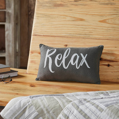Relax Pillow 9.5x14" - Primitive Star Quilt Shop
