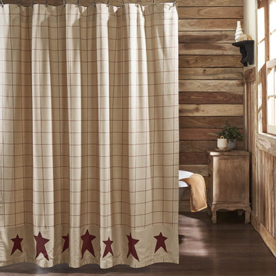 Connell Shower Curtain - Primitive Star Quilt Shop