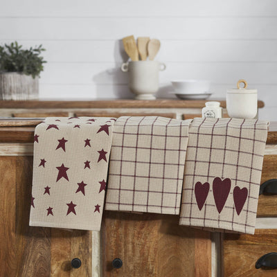 Connell Tea Towels - Set of 3 - Primitive Star Quilt Shop