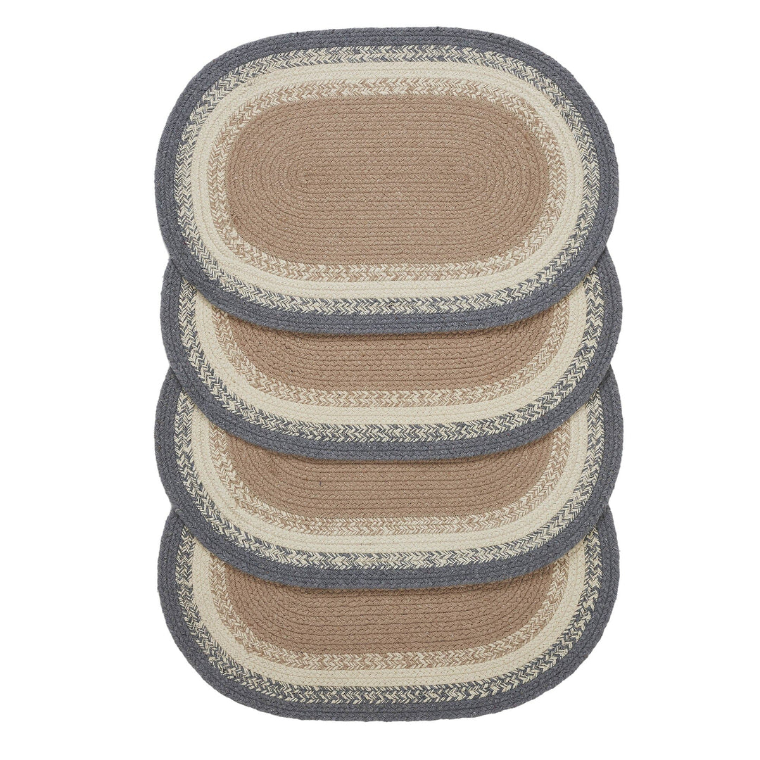 Finders Keepers Oval Braided Placemat 13x19
