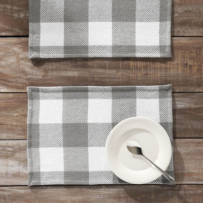 Annie Grey Buffalo Check Placemat - Set of 2 - Primitive Star Quilt Shop