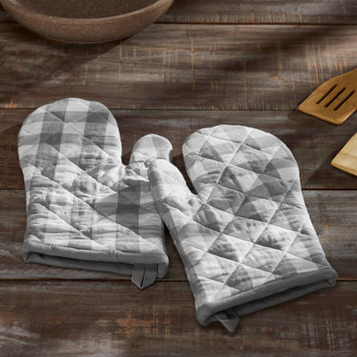 Annie Grey Buffalo Check Oven Mitt - Set of 2 - Primitive Star Quilt Shop