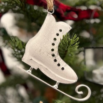 White Washed Skate Ornament - Primitive Star Quilt Shop