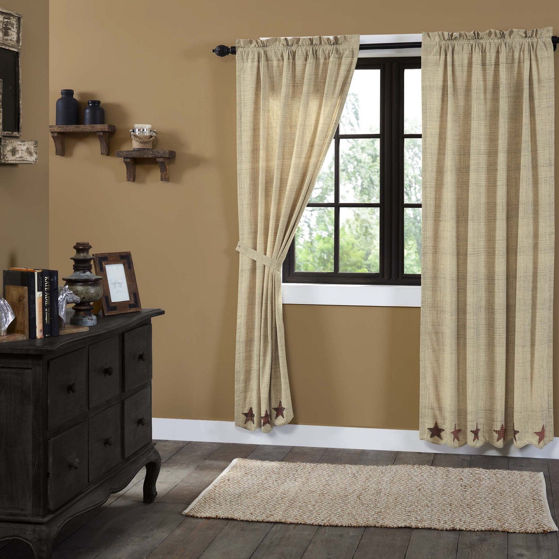 Panneau De Rideau Valeron 84″ Avec Doublure Intégrée – Beige – Occasion