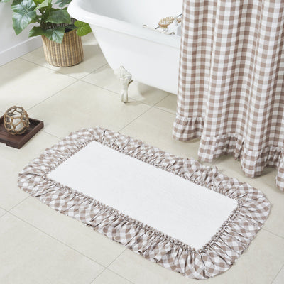 Annie Portabella Buffalo Check Bathmat 27x48" - Primitive Star Quilt Shop