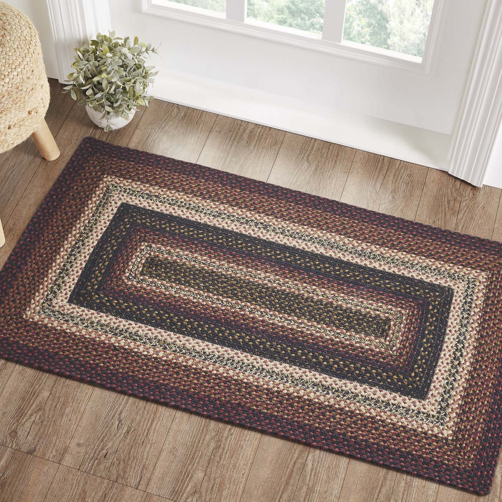 VHC Beckham Rectangle Braided Rug 27x48