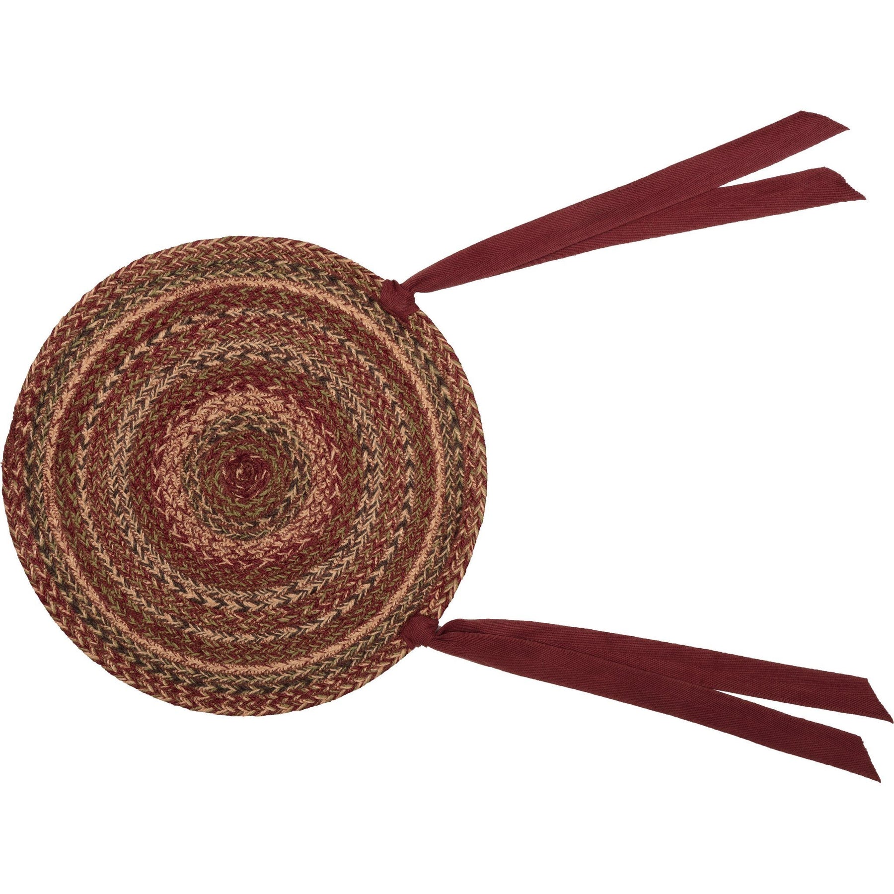 Braided chair pads on sale set of 6