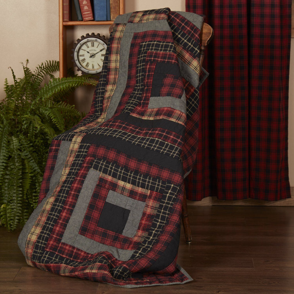 Primitive Star Quilt Shop Cumberland Quilted Throw