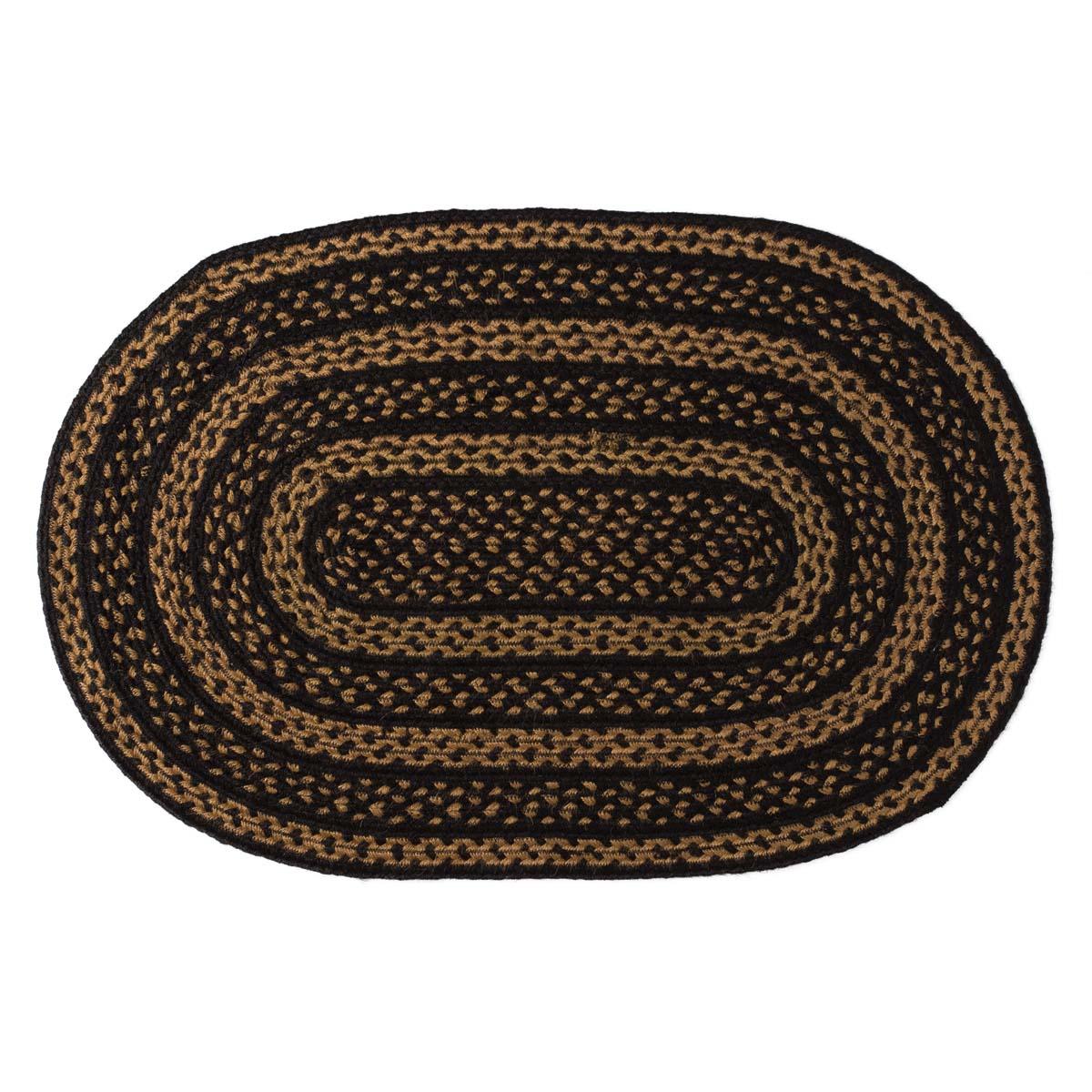 Colonial Star Oval Braided Rug 20x30 - with Pad  Oval braided rugs,  Braided jute rug, Braided rugs