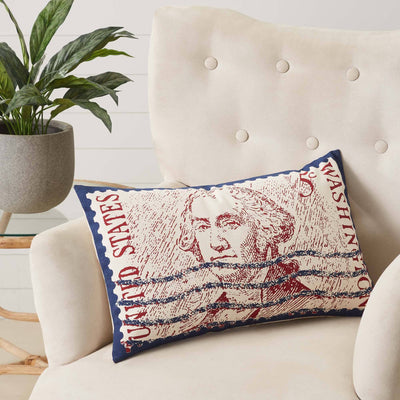 George Washington Pillow 14x22" - Primitive Star Quilt Shop