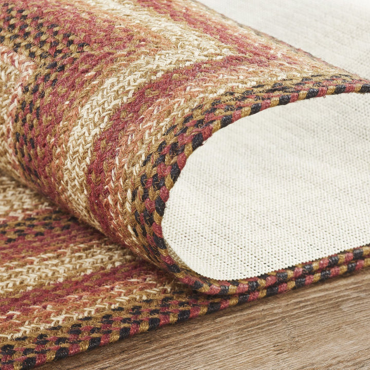 Ginger Spice Rectangle Braided Rug 22x72