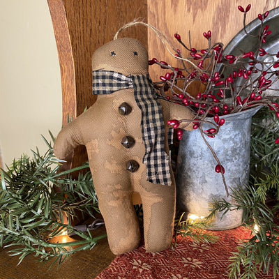 Gingerbread Cookie Ornament - Primitive Star Quilt Shop