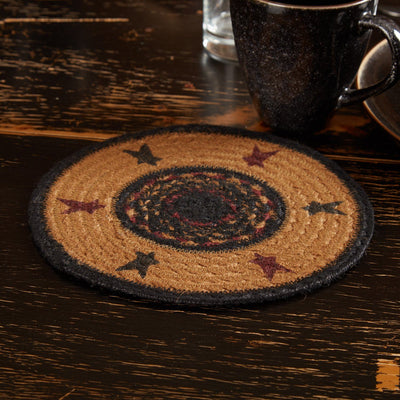 Heritage Farms Star Braided Trivet 8" - Primitive Star Quilt Shop