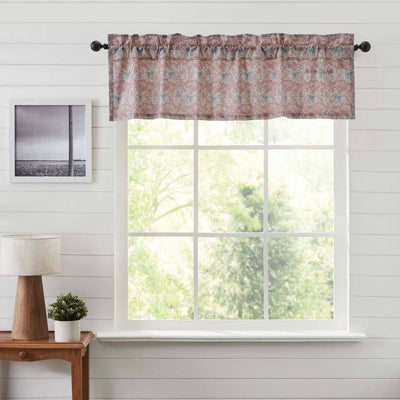 Kaila Floral Lined Valance 60" - Primitive Star Quilt Shop