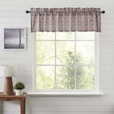 Kaila Floral Lined Valance 72" - Primitive Star Quilt Shop