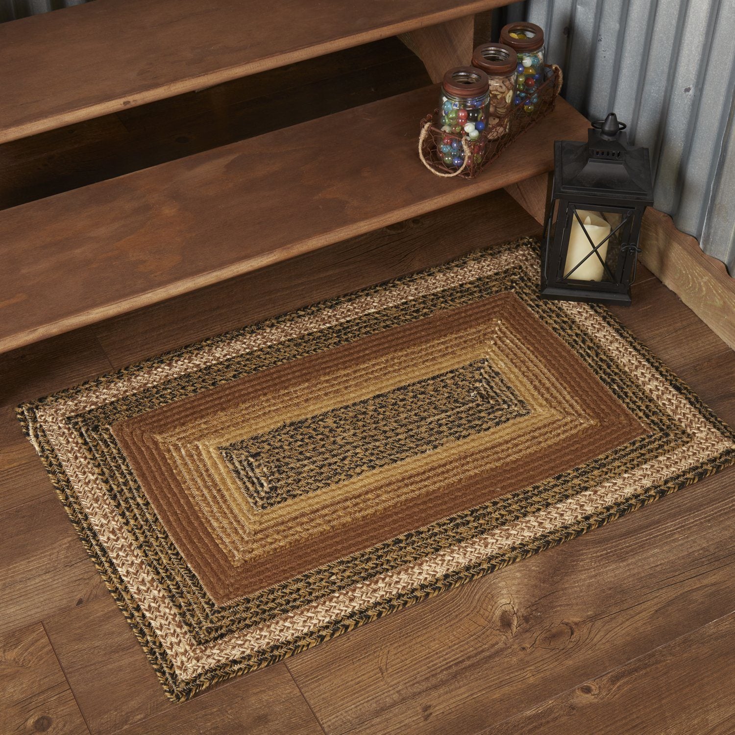 Kettle Grove Rectangle Braided Rug 24x36