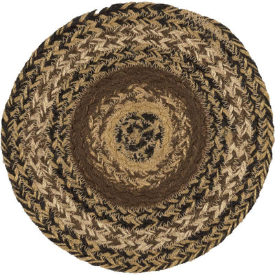 Kettle Grove Braided Trivet 8" - Primitive Star Quilt Shop