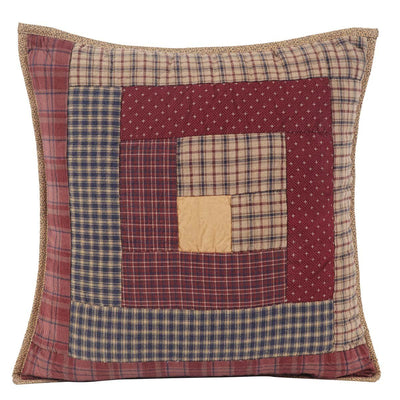 Millsboro Quilted Pillow 16" Filled - Primitive Star Quilt Shop