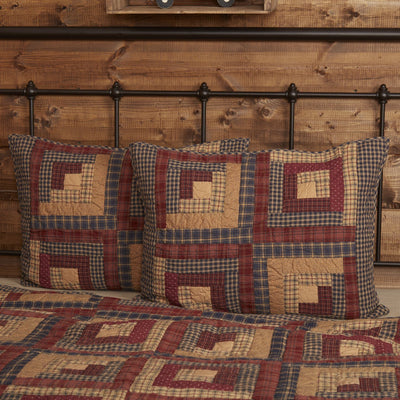 Millsboro Quilted Standard Sham 21x27" - Primitive Star Quilt Shop