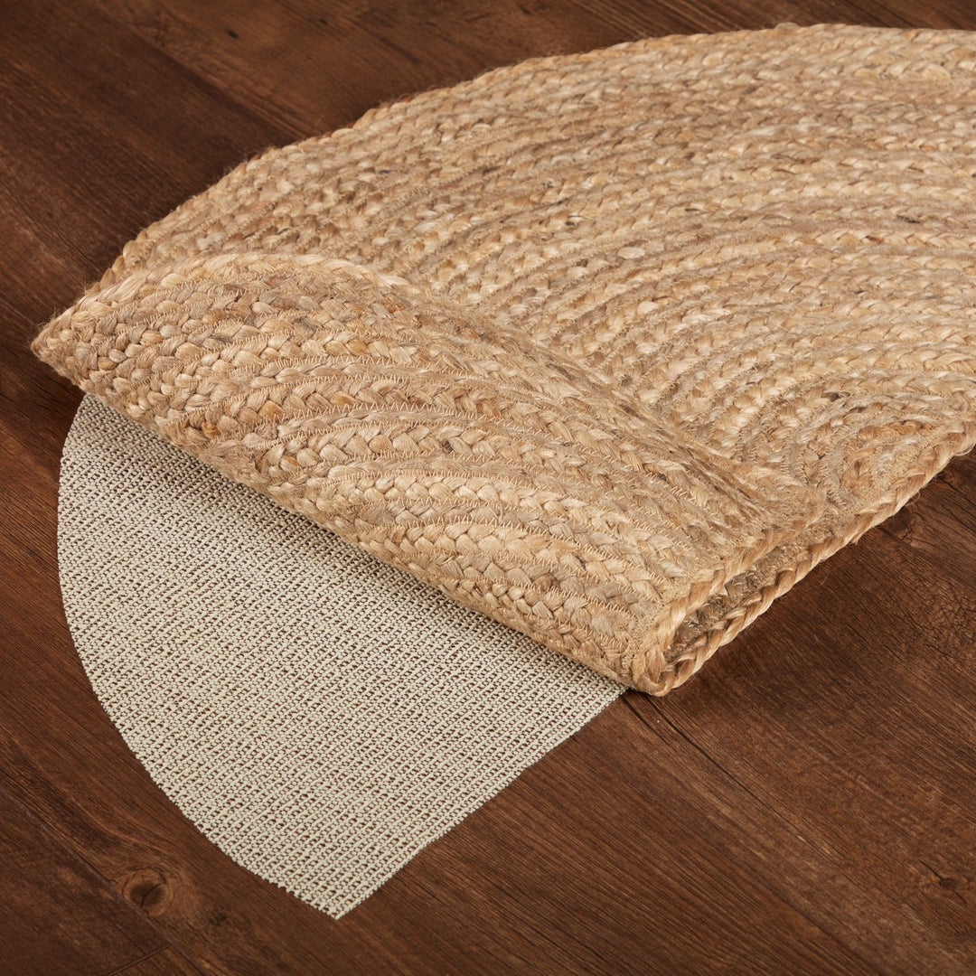 Jute Rug Half Circle reversible handmade carpet floor Door mat rugs runners
