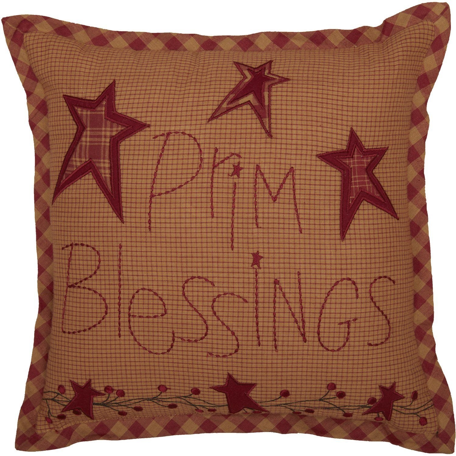 Primitive throw shop pillows