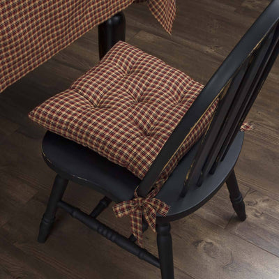 Patriotic Patch Chair Pad 15" - Primitive Star Quilt Shop