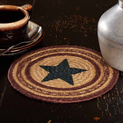 Potomac Stencil Star Braided Trivet 8" - Primitive Star Quilt Shop