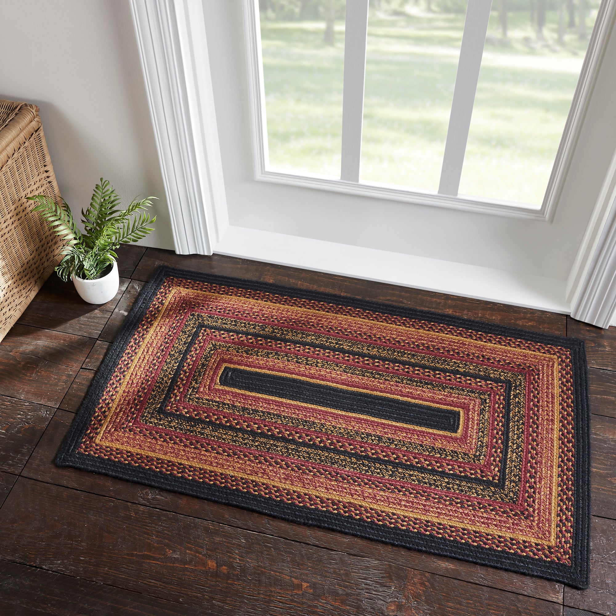 Heritage Farms Rectangle Braided Rug 27x48