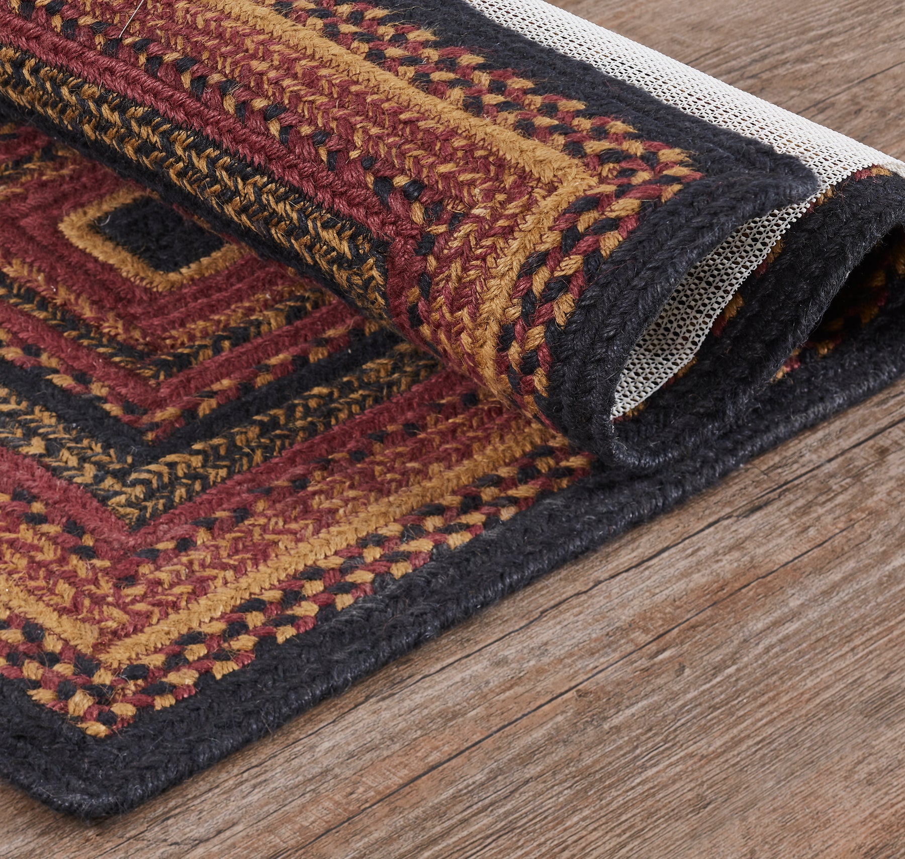 Heritage Farms Rectangle Braided Rug 24x96