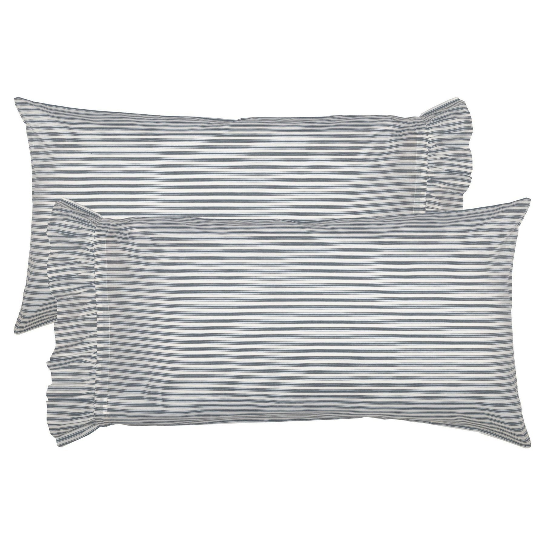 Black ticking stripe pillow sale
