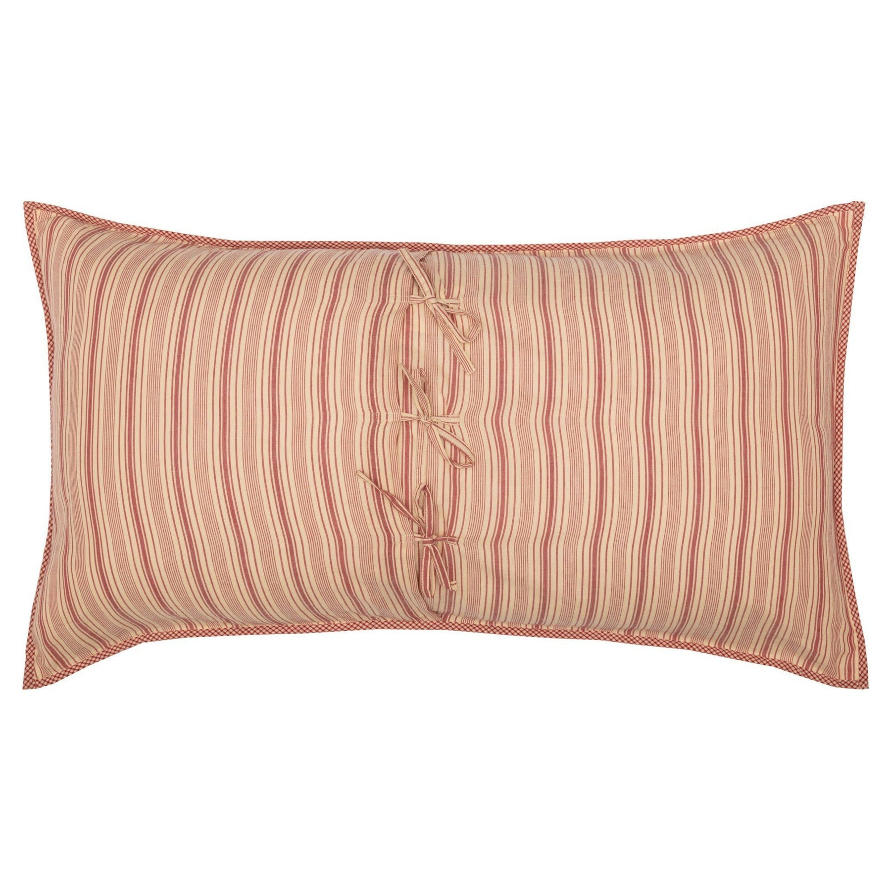 Sawyer Mill Red Quilted King Sham 21x37