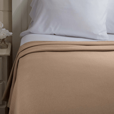 Serenity Tan Woven Blanket - Primitive Star Quilt Shop