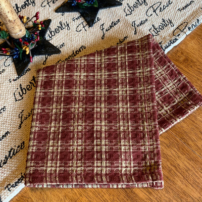 Sturbridge Wine Dishcloth - Primitive Star Quilt Shop