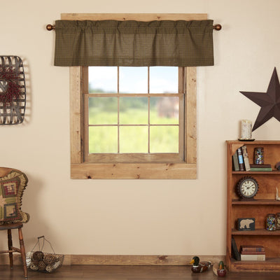 Tea Cabin Lined Valance 60" - Primitive Star Quilt Shop