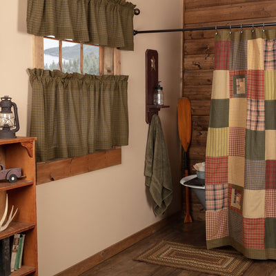 Tea Cabin Shower Curtain - Primitive Star Quilt Shop