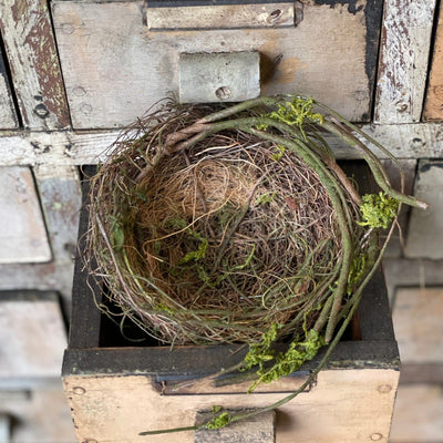 Twig & Moss Twined Bird Nest - Primitive Star Quilt Shop