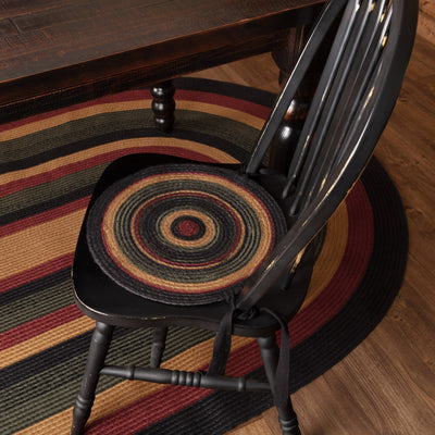 Wyatt Braided Chair Pad 15" - Set of 6 - Primitive Star Quilt Shop