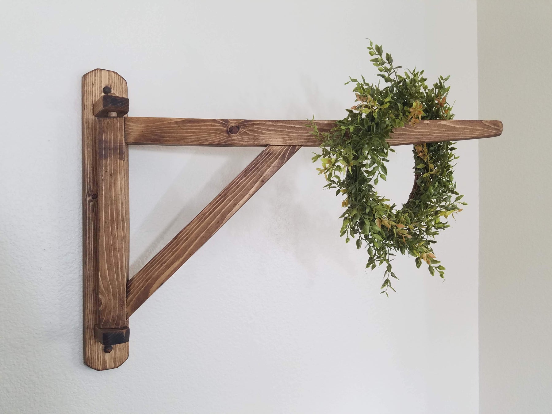 Raghu Handmade Stained Wood Blanket Crane 24"