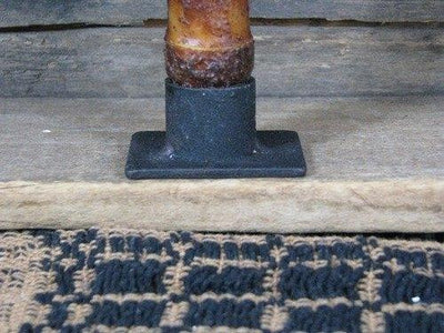 Iron Taper Candle Holder 2" - Primitive Star Quilt Shop