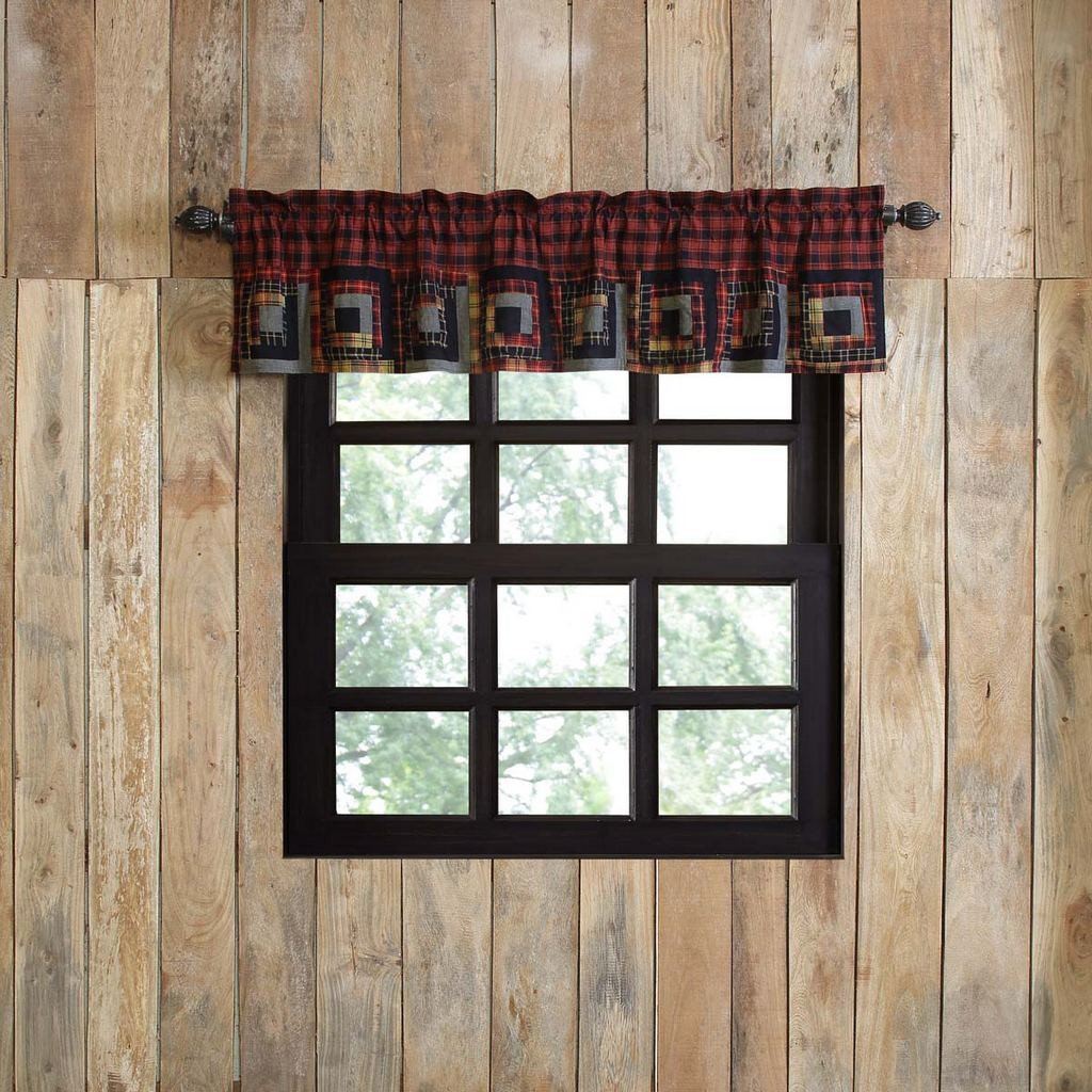 VHC Brands Cumberland Patchwork Lined Valance 72