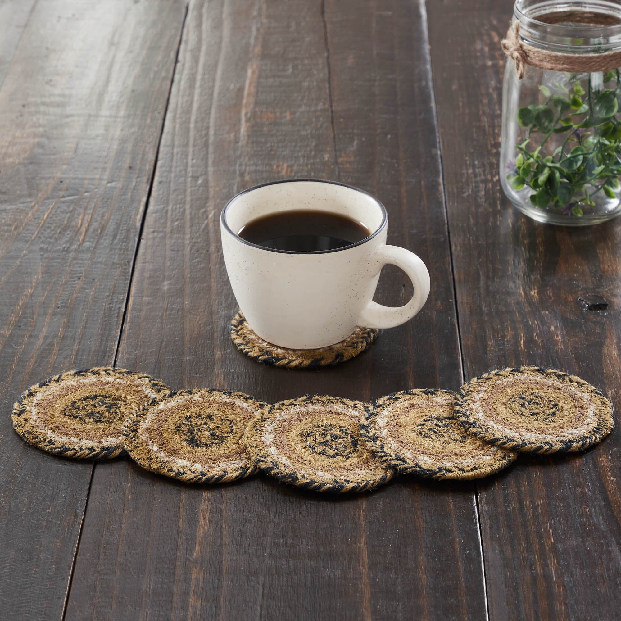 Kettle Grove Braided Coasters - Set of 6