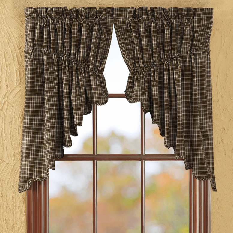 cotton rod pocket curtains from